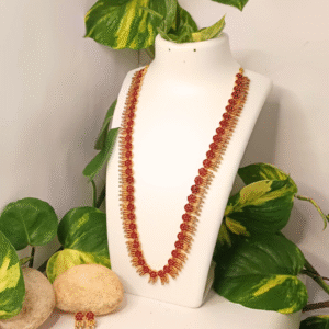 Apsara Haram temple jewellery set | Necklace + earrings