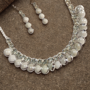 Pearl Glow Elegance Set | Necklace + Earrings