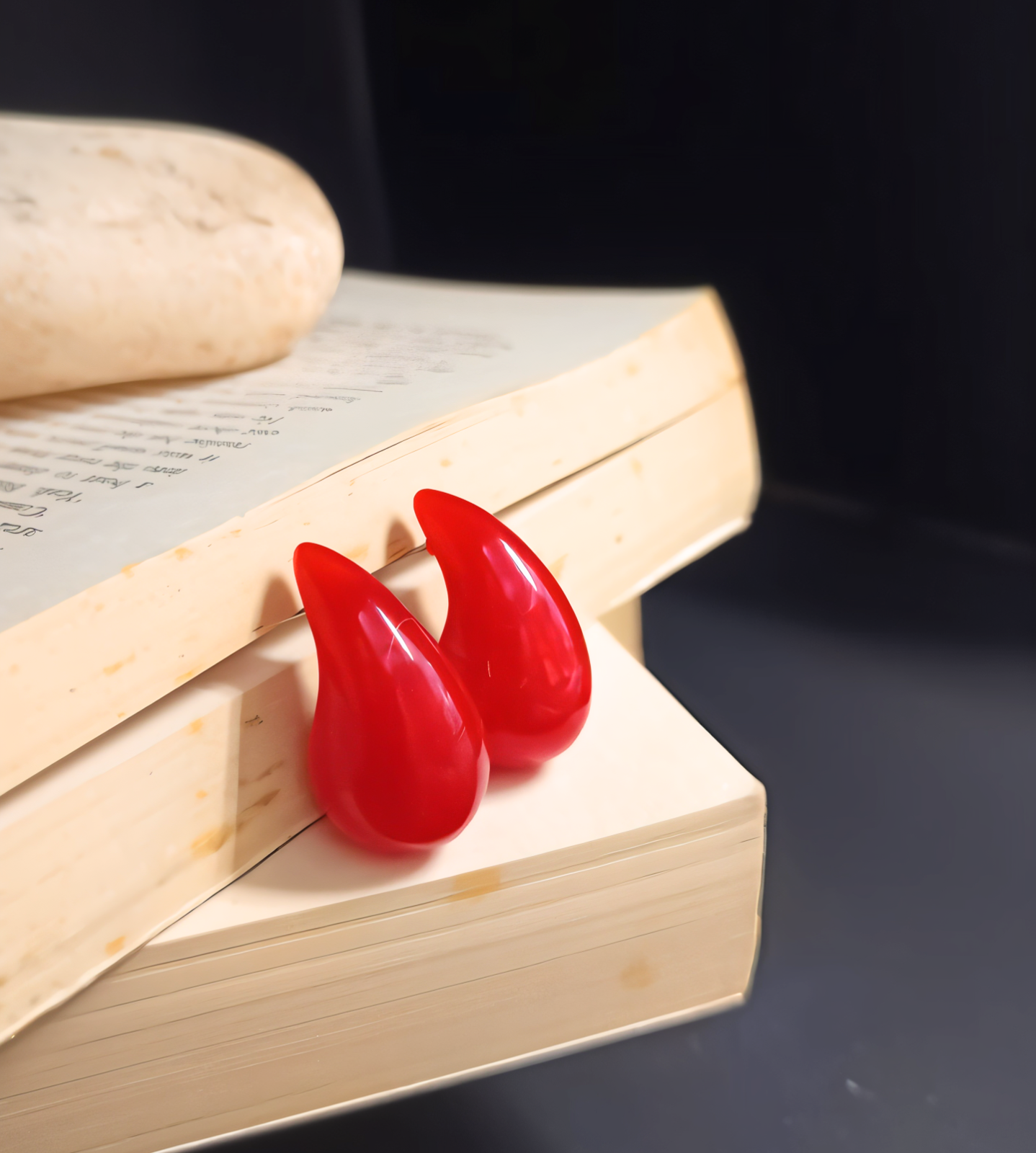 Modern Silver Geometric Hoop Earrings | Quotes pattern | Silver, Pink, Peach, Green, Brown, Black, Red - Image 7