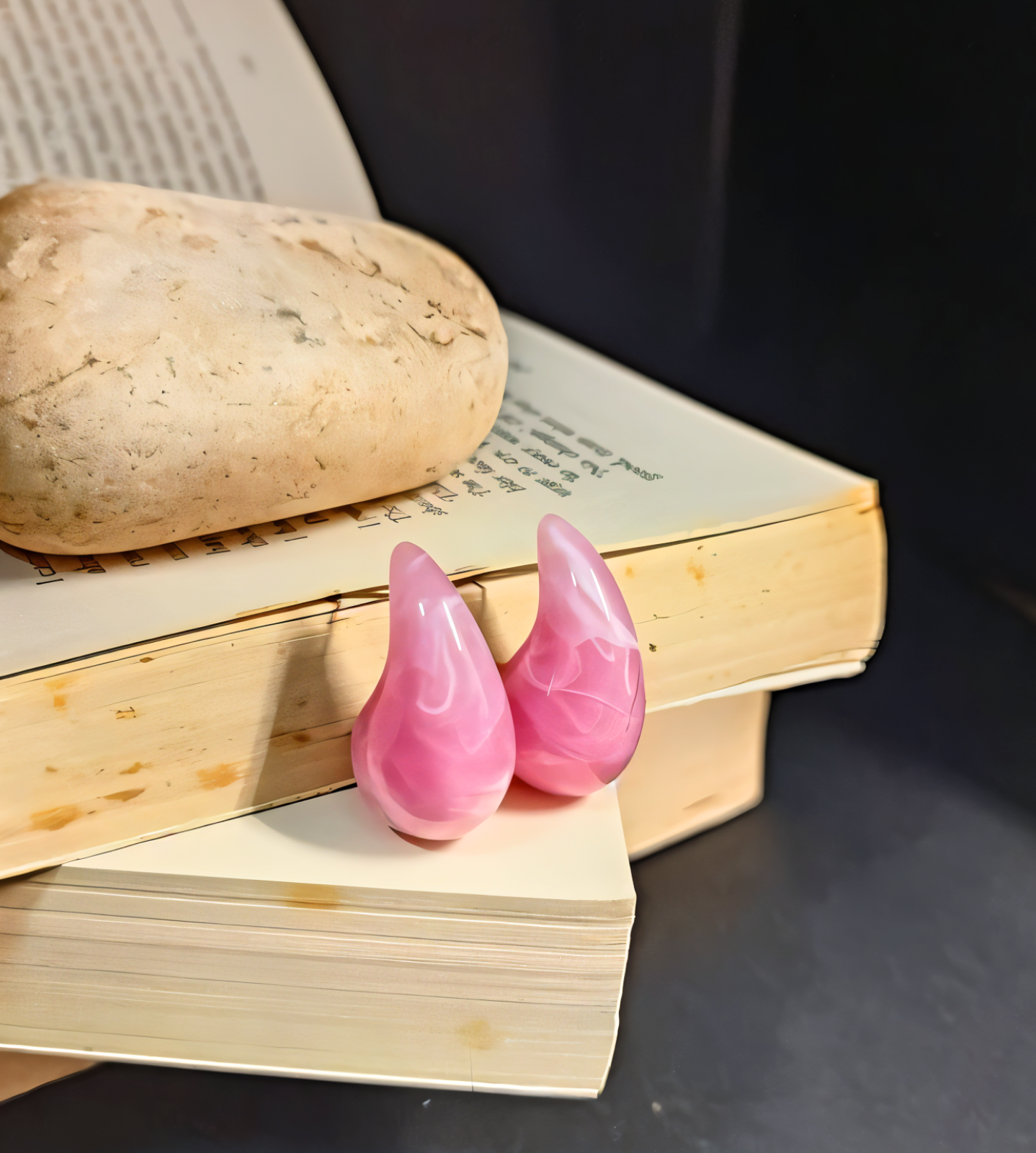 Modern Silver Geometric Hoop Earrings | Quotes pattern | Silver, Pink, Peach, Green, Brown, Black, Red - Image 2