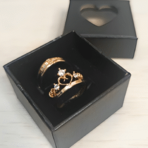 Eternal Timeless Couple Promise Ring Set