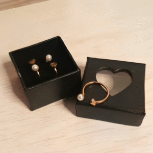 Timeless Love Pearl and Gold Statement Rings