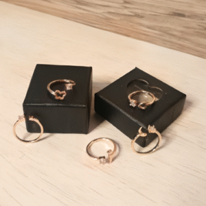 Royal Sparkle Adjustable Lovely Rose Gold Ring